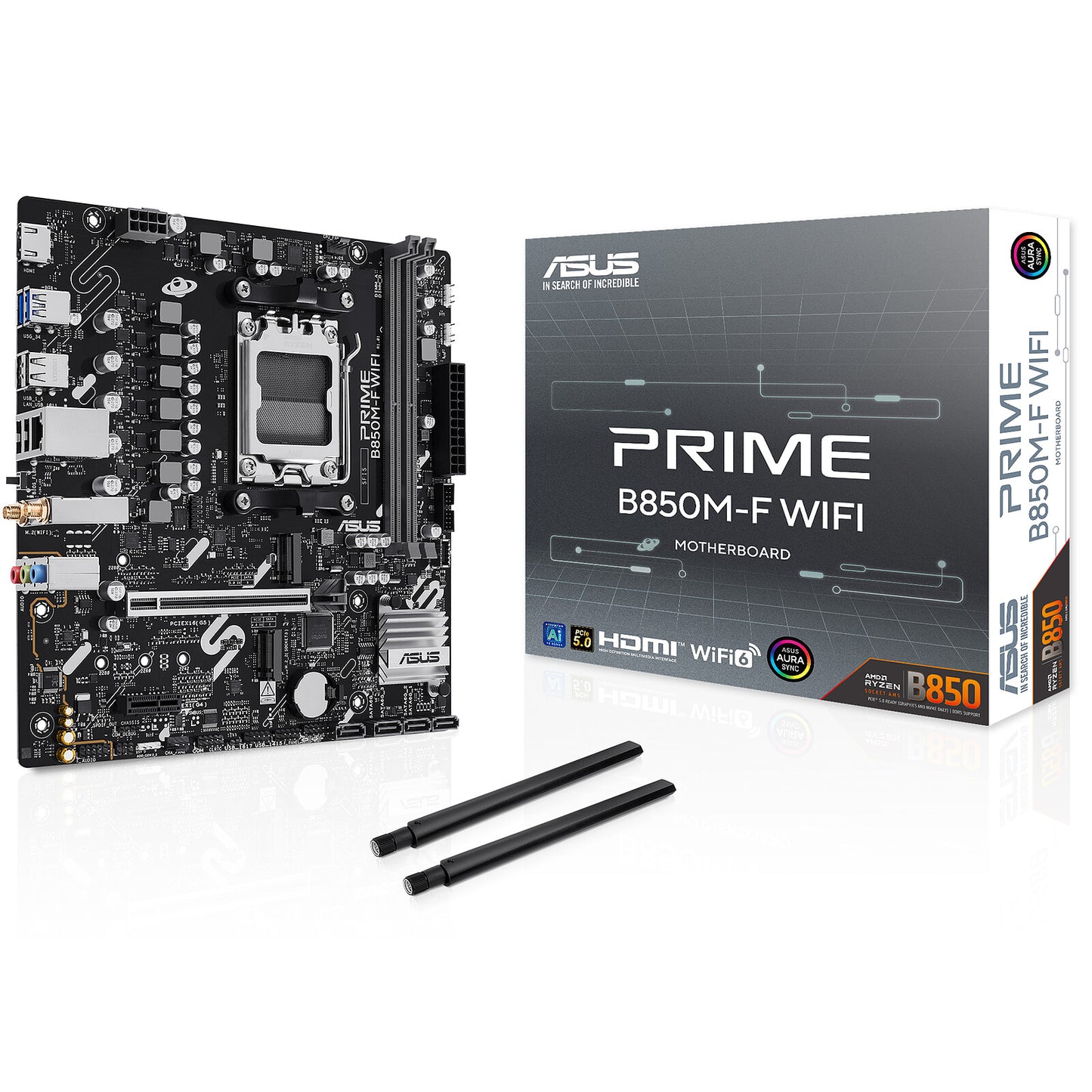 ASUS PRIME B850M-F WIFI AMD B850 AM5 Micro ATX Motherboard