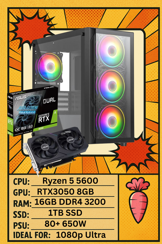 🖥️ The Lucid 3050 – RGB Edition 🖥️