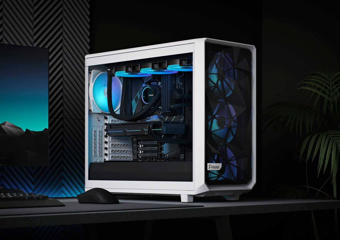 Fractal Design Meshify 2 RGB White TG PC Case