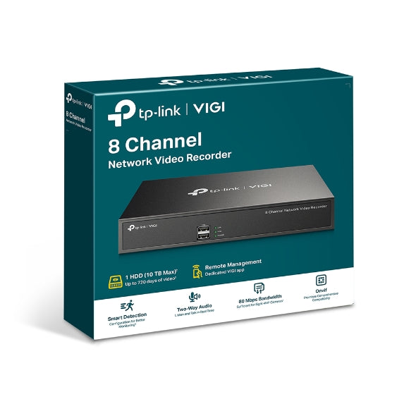 TP-LINK VIGI NVR1008H 8-CHANNEL NVR