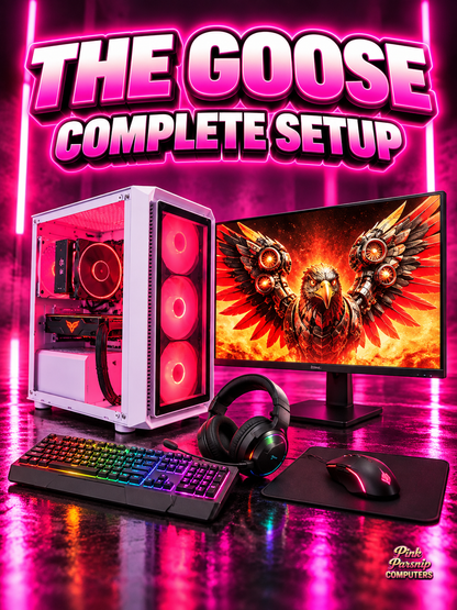 The Goose, Complete Setup | Gaming PC + Monitor + Keyboard, Mouse &amp; Headset