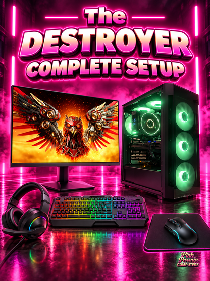 The Destroyer, Complete Setup | Gaming PC + Monitor + Keyboard, Mouse & Headset