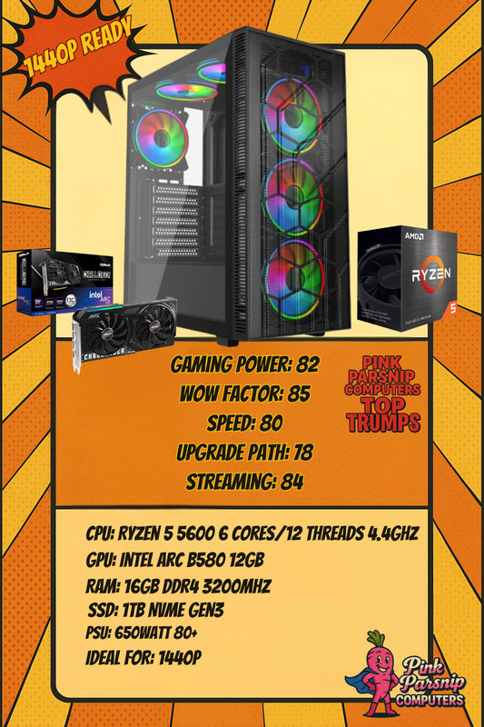 Phoenix Gaming PC – Ryzen 5 + Intel Arc B580 – 1440p Beast