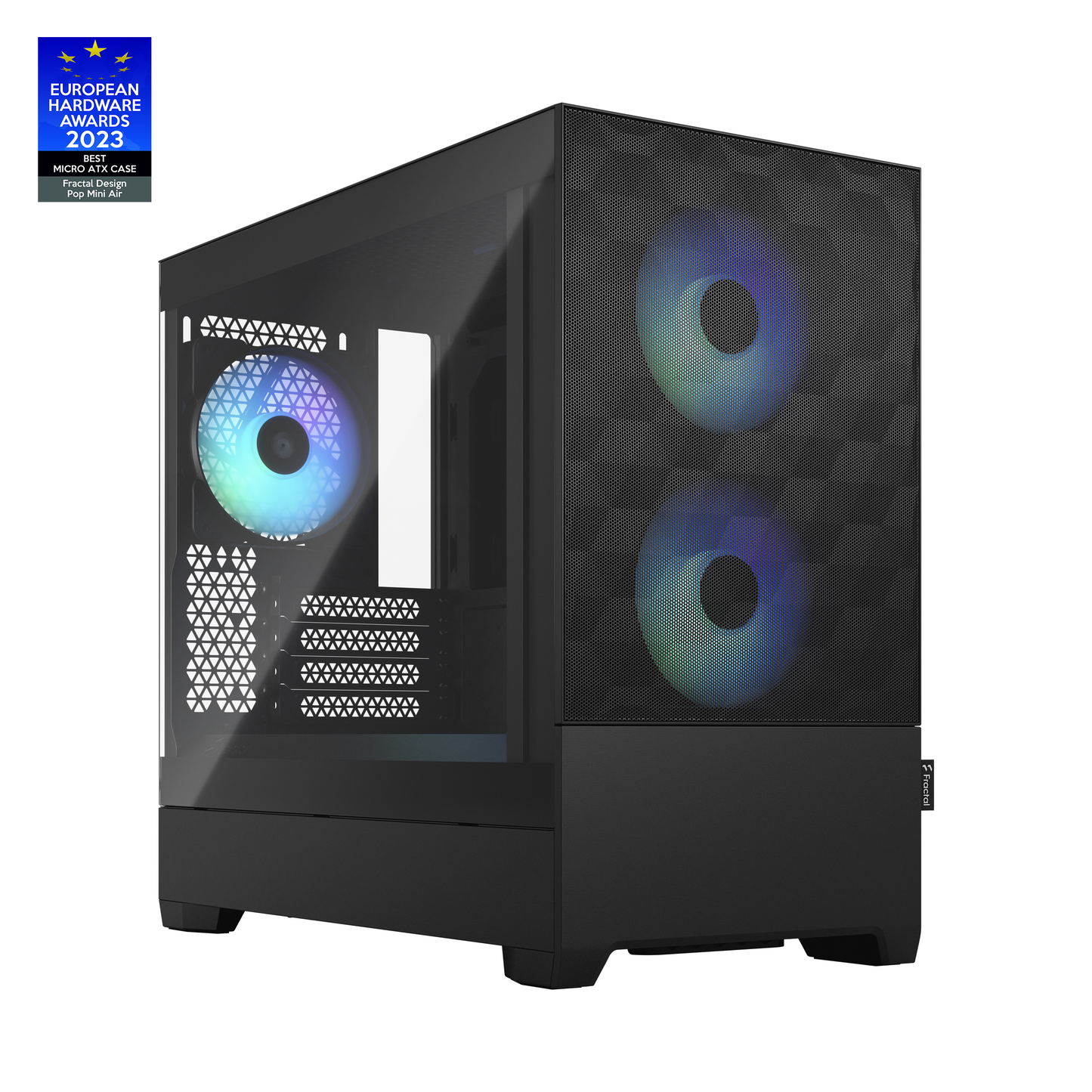 Fractal Design Pop Mini Air RGB Black Tempered Glass PC Case