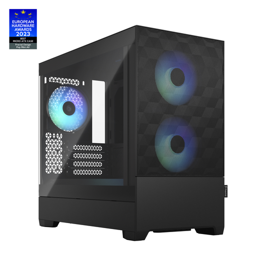 Fractal Design Pop Mini Air RGB Black Tempered Glass PC Case