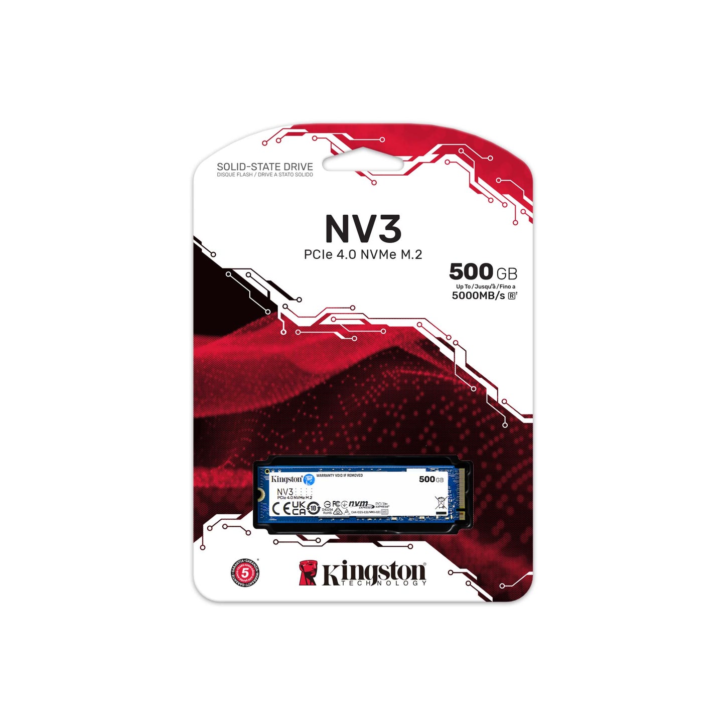 KINGSTON SSD NV3 M.2 PCIE 500GB