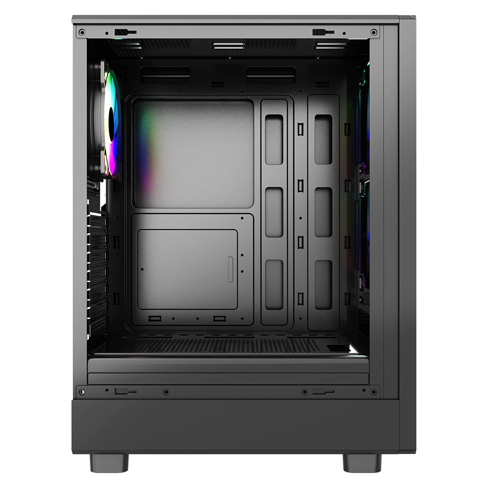 VIDA SPIRE M MATX BLACK GAMING CASE
