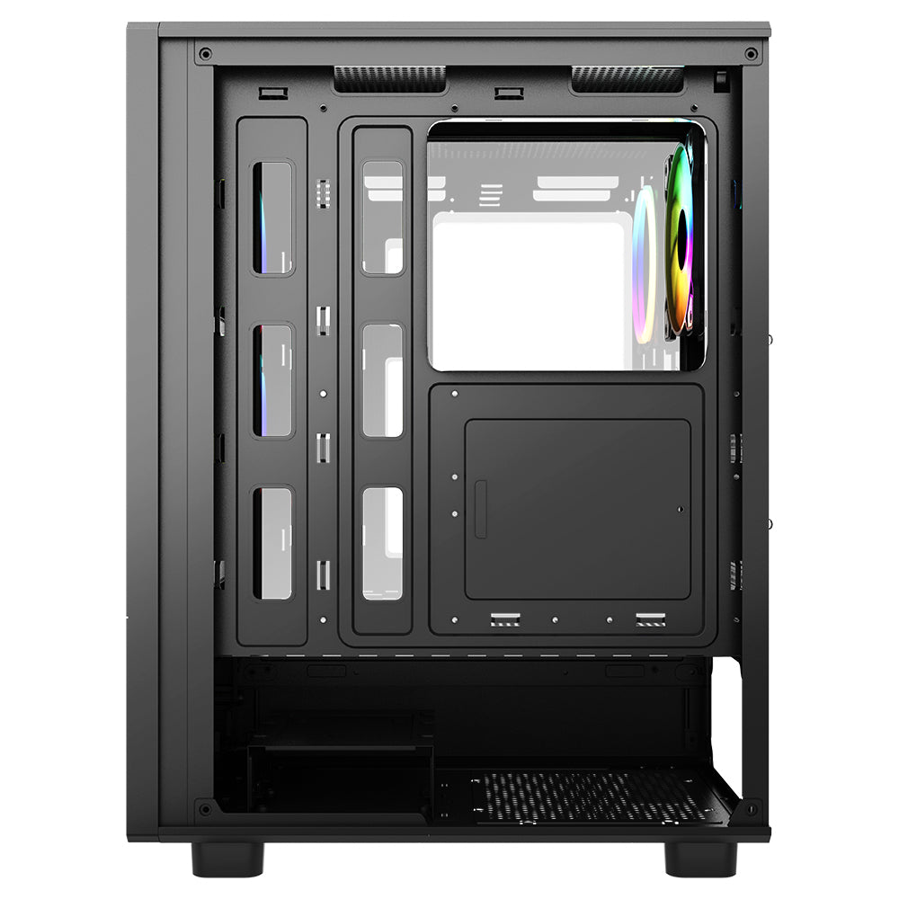 VIDA SPIRE M MATX BLACK GAMING CASE