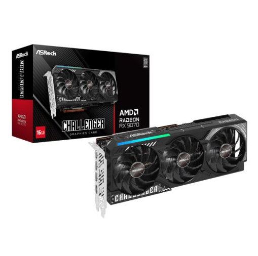 Asrock RX 9070 Challenger 16GB GDDR6 – PCIe 5.0 Graphics Card
