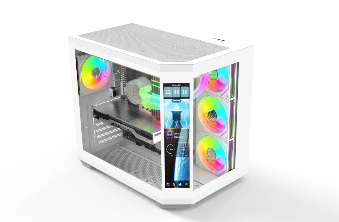 The Vision – Ryzen 5 5600X | Intel Arc B580 12GB | 16GB RAM | 1TB NVMe | White 1440p Gaming PC