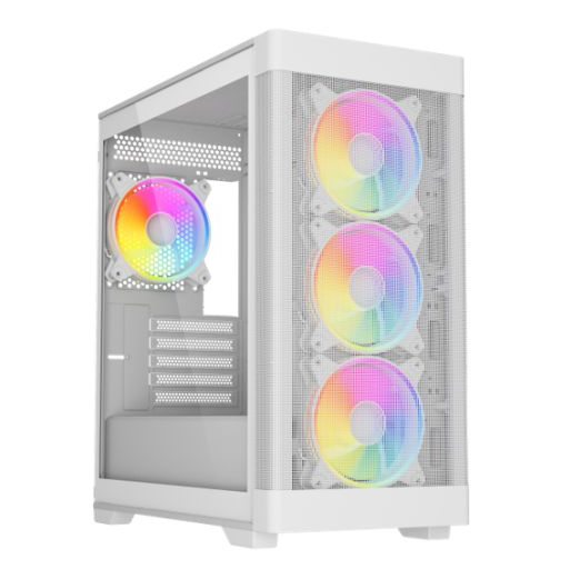 Zephyr Gaming PC – Your Perfect Entry into PC Gaming! Ryzen 5 and RTX3050 (White)