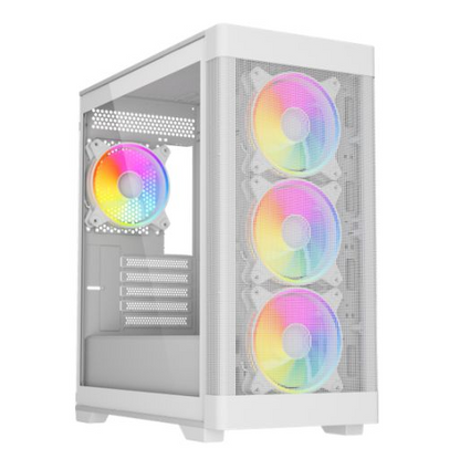 Zephyr Gaming PC – Your Perfect Entry into PC Gaming! Ryzen 5 and RTX3050 (White)