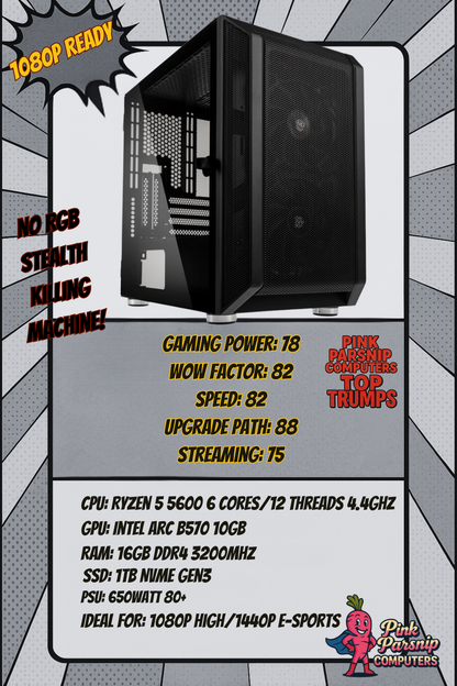 Spectre – AM4 Starter (Ryzen 5 5600 / Arc B570 10GB)