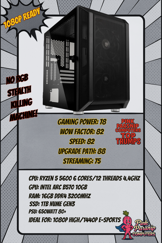 Spectre – AM4 Starter (Ryzen 5 5600 / Arc B570 10GB)