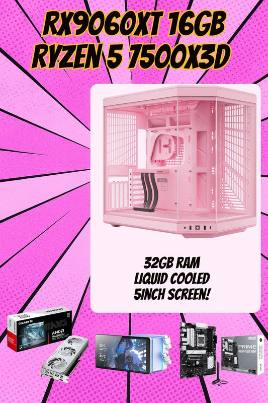 STRAWBERRY DREAM 1440p Aesthetic Gaming PC – White & Pink Showcase Build