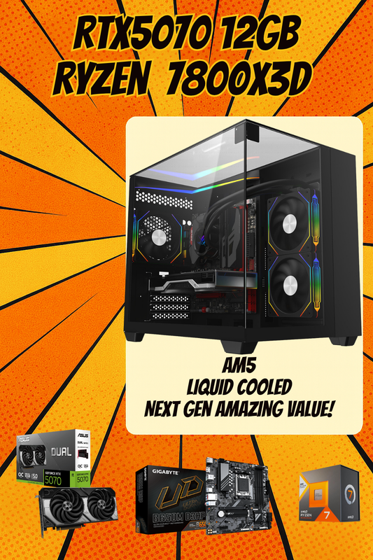 The Jäger – Ryzen 7 7800X3D | RTX 5070 Gaming PC | 1440p Performance Beast