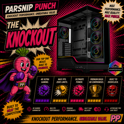 The Knockout RTX 5080 Gaming PC | Ryzen 7 9800X3D | 32GB DDR5 | 1TB NVMe | 360mm AIO | Windows 11
