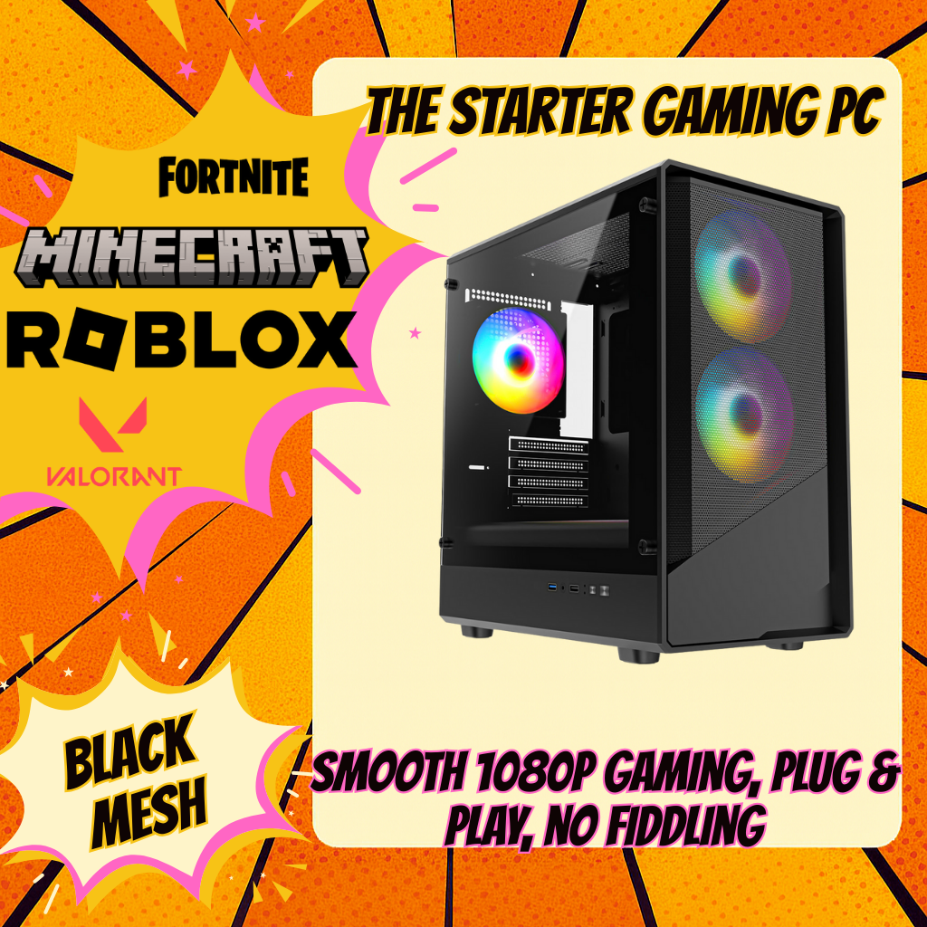 The Starter Gaming PC - The perfect first step into PC gaming