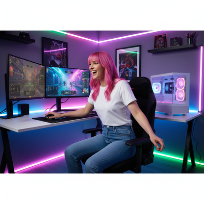 The Solar 5060 AM5 Gaming PC | Ryzen 5 7500F | RTX 5060 8GB | 16GB DDR5 | 1TB NVMe