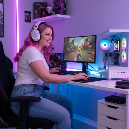 The Whiteout 3070 Ryzen 5 5600 RTX 3070 8GB 32GB RAM 1TB SSD White RGB Gaming PC