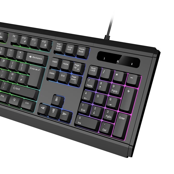 VIDA GAMER BLK 4IN1 USB KB MS HS KIT
