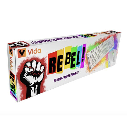 VIDA REBEL 2IN1 WHITE USB DESK KIT