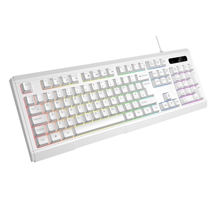 VIDA GAMER WHT 4IN1 USB KB MS HS KIT