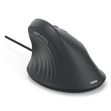 ECM-500R Ergonomic Wired Mouse - Black
