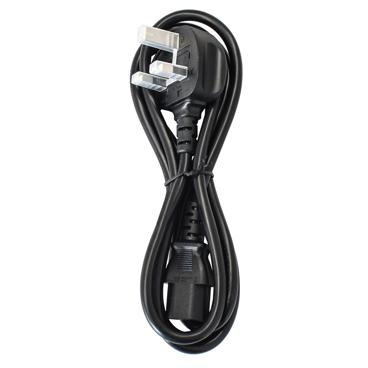 UK 1.8m 3 Pin Mains Kettle Lead C13 5AMP ASTA Licence