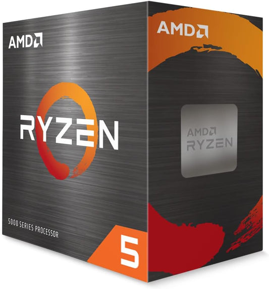 AMD Ryzen 5 5500 CPU with Wraith Stealth Cooler, AM4, 3.6GHz (4.2 Turbo), 6 - Core, 65W, 19MB Cache, 7nm, 5th Gen, No Graphics - Pink Parsnip Computers