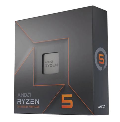 AMD Ryzen 5 7600X CPU, AM5, 4.7GHz (5.3 Turbo), 6 - Core, 105W (142W Turbo), 38MB Cache, 5nm, 7th Gen, Radeon Graphics, NO HEATSINK/FAN - Pink Parsnip Computers