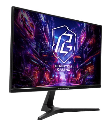 Asrock 24.5" FHD Gaming Monitor (PG25FFT), IPS, 1920 x 1080, 1ms, 2 HDMI, DP, 180Hz, 94% DCI - P3, FreeSync, VESA - Pink Parsnip Computers