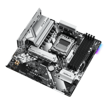 Asrock A620M PRO RS, AMD A620, AM5, Micro ATX, 4 DDR5, HDMI, DP, GB LAN, PCIe4, RGB, 3x M.2 - Pink Parsnip Computers