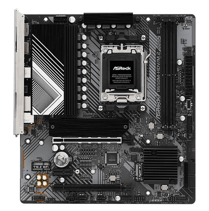 Asrock B650M - HDV/M.2, AMD B650, AM5, Micro ATX, 2 DDR5, HDMI, DP, 2.5G LAN, PCIe4, 2x M.2 - Pink Parsnip Computers