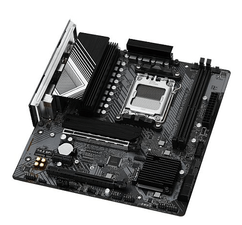 Asrock B650M - HDV/M.2, AMD B650, AM5, Micro ATX, 2 DDR5, HDMI, DP, 2.5G LAN, PCIe4, 2x M.2 - Pink Parsnip Computers
