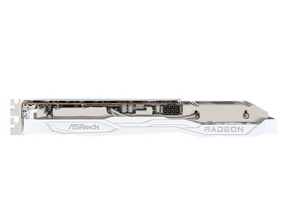 Asrock RX6600 Challenger White 8GB, 8GB GDDR6, HDMI, 3 DP, 2491MHz Clock, 0dB Cooling - Pink Parsnip Computers