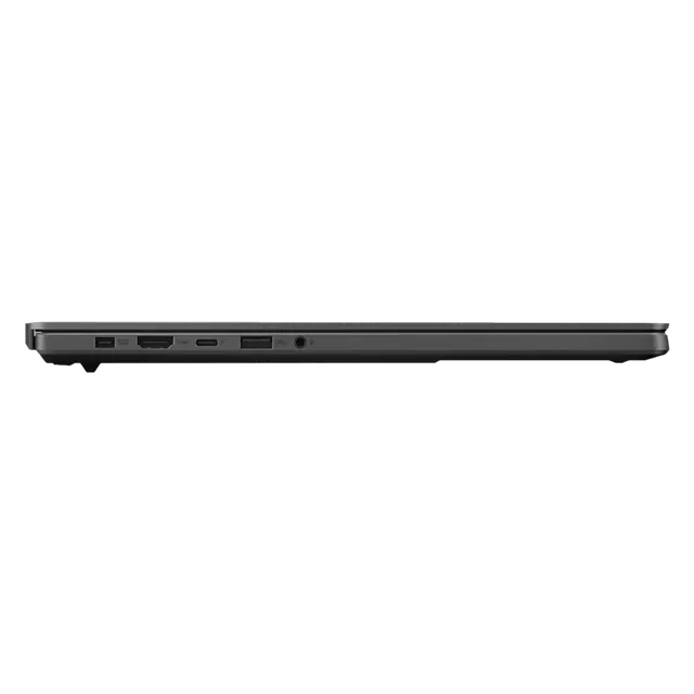 ASUS ROG Zephyrus G16 GU605CP black laptop side profile and USB ports