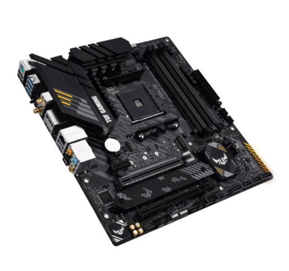 Asus TUF GAMING B550M - PLUS WIFI II, AMD B550, AM4, Micro ATX, 4 DDR4, HDMI, DP, AX Wi - Fi, 2.5GB LAN, PCIe4, RGB, 2x M.2 - Pink Parsnip Computers
