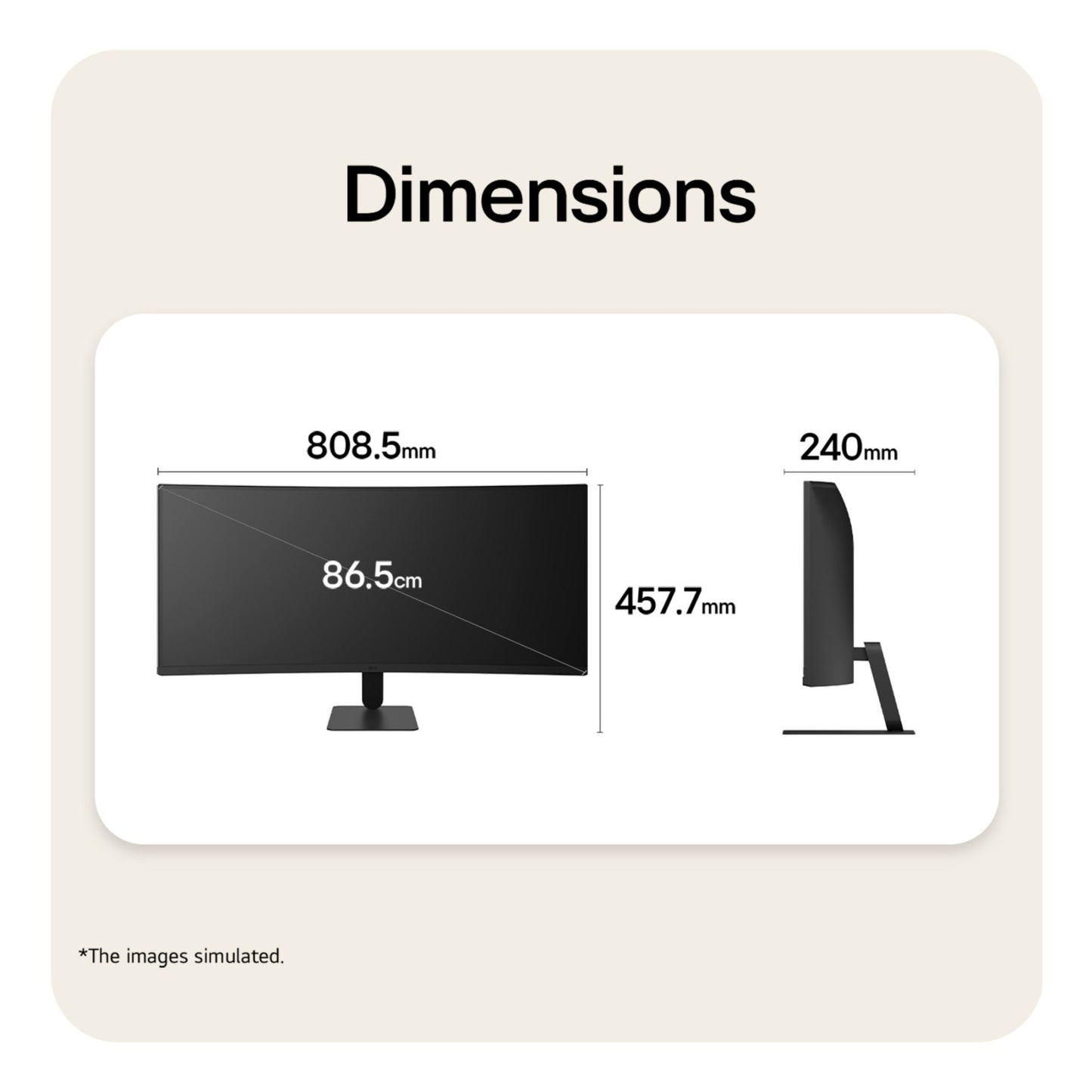LG 27 VA MONITOR CURVED 34U601B-B