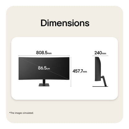 LG 27 VA MONITOR CURVED 34U601B-B