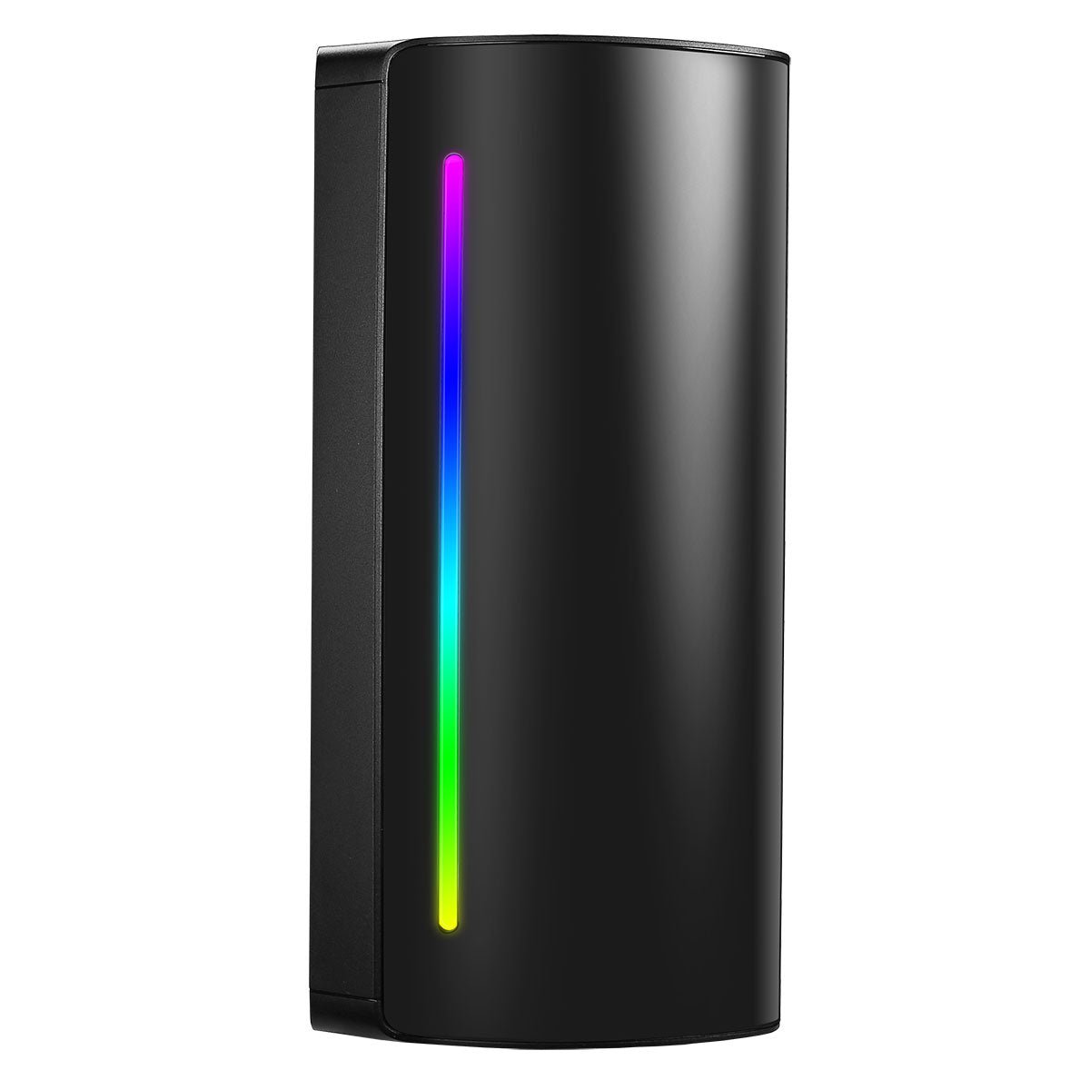 Beam MATX Gaming Case Rainbow RGB Strip 1 x Rainbow RGB fan Acrylic Side - Pink Parsnip Computers