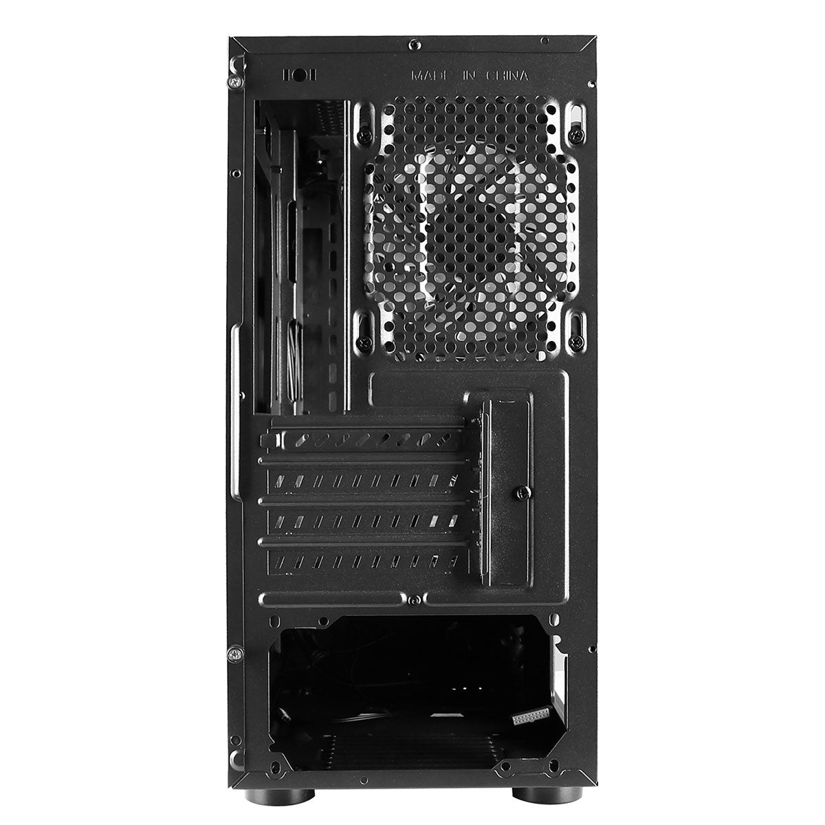Beam MATX Gaming Case Rainbow RGB Strip 1 x Rainbow RGB fan Acrylic Side - Pink Parsnip Computers