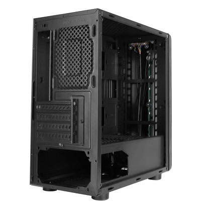 Beam MATX Gaming Case Rainbow RGB Strip 1 x Rainbow RGB fan Acrylic Side - Pink Parsnip Computers