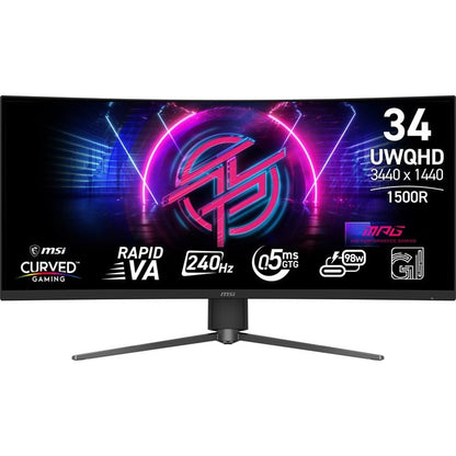 MSI MPG 341CQR 34" Curved UWQHD Gaming Monitor