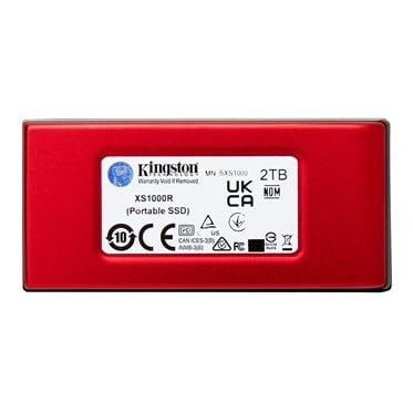 XS1000 2TB EXTERNAL SSD USB 3.2 RED