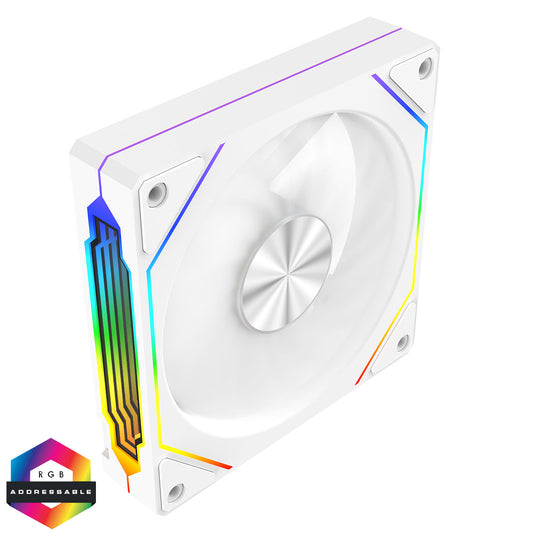 CiT Eclipse Infinity ARGB Fan – White Edition (120mm)