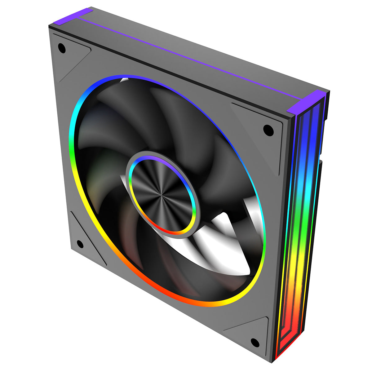 Fan: CiT Saturn 120mm ARGB Infinity Fan (Black, PWM 4-Pin)