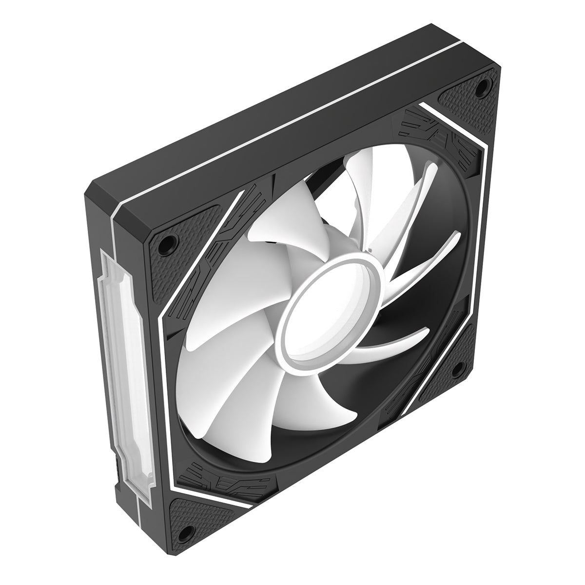 Pro Storm 120mm Three-Sided Infinity ARGB Black 4pin PWM PC Cooling Fan
