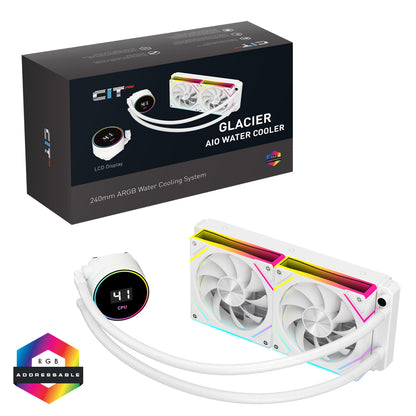 Frostbyte Gaming PC - Ryzen 7 + Arc B570 10GB GPU + Watercooling + 16GB DDR4