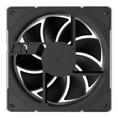 Powercool Aura 120mm ARGB PWM Infinity Fan – Triple Pack (Black)